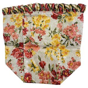 Longaberger 1998 Snapdragon Basket Liner Vintage May Series Stand Up Floral